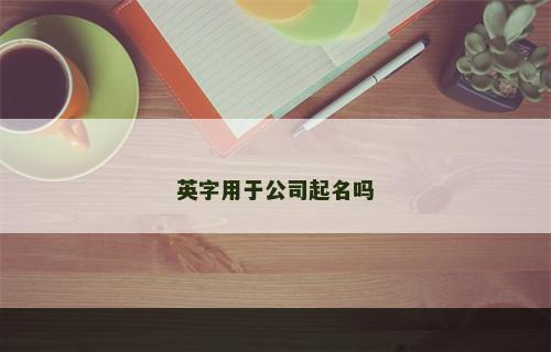 英字用于公司起名吗