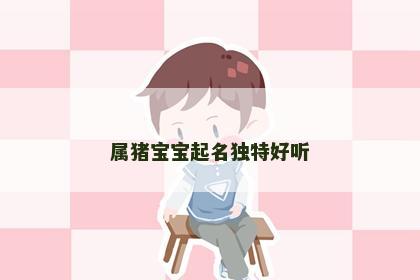 属猪宝宝起名独特好听